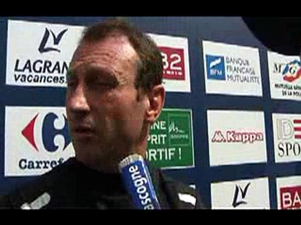 SITE OFFICIEL STADE MONTOIS RUGBY - INTERVIEW CH. LAUSSUCQ - BAYONNE vs STADE MONTOIS