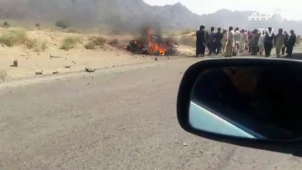 Afghan spy agency says Taliban leader dead in US drone attack