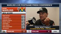 Don Mattingly -- Miami Marlins at Philadelphia Phillies 05-18-2016