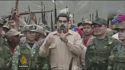 Venezuela flexes military muscle amid economic crisis