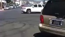 Funny Dude Heated By A Car When Drifting Fail