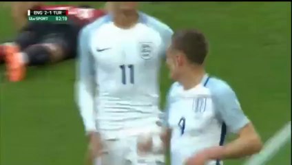 Jamie Vardy Goal HD - England 2-1 Turkey - 22-05-2016
