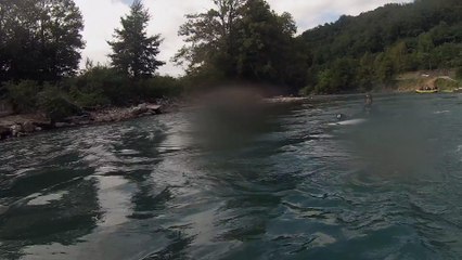 Pont des grottes " le flip flap"'