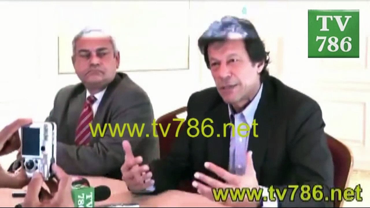 Imran Khan blasts on Pakistan Army in an Indian IJA Press Conference