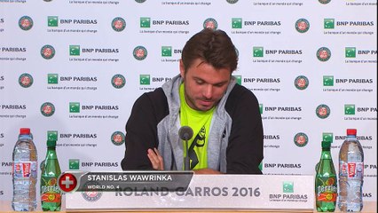 1er tour - Wawrinka: "Capable d'aller très loin"