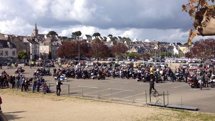 Arrivée des 550 motards pour Myla