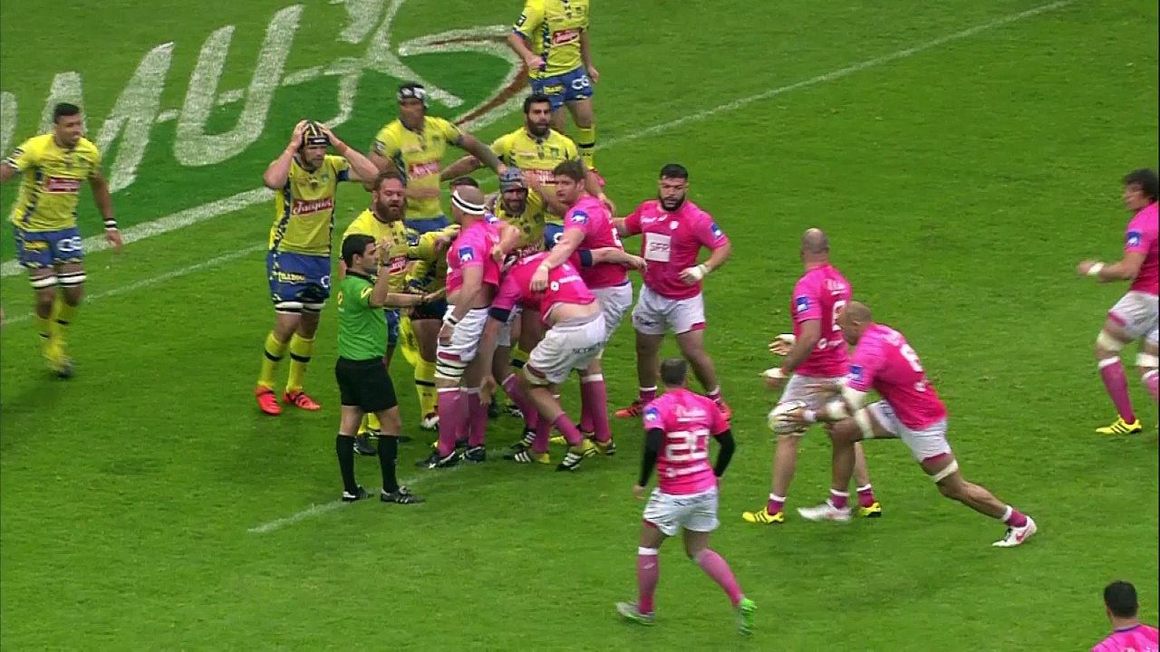 TOP 14 – Clermont - Stade Français : 36-10 Essai Djibril CAMARA (PAR) – J24 – Saison 2015-2016