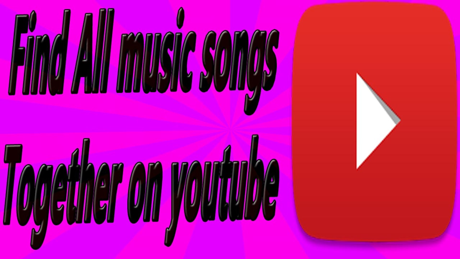 ⁣How To Search All music songs Together on youtube
