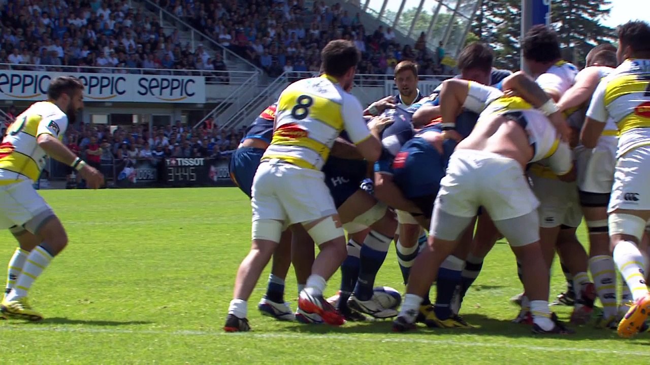 TOP 14 – Castres - La Rochelle : 67-20 Essai Geoffrey PALIS (CAS) – J24 – Saison 2015-2016