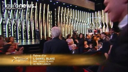 El británico Ken Loach gana su segunda Palma de Oro de Cannes por "Yo, Daniel Blake"