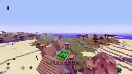 下载视频: Minecraft Xbox/PlayStation: Seed Showcase - 3 Villages, Two Blacksmiths, Desert & Savannah's (TU36)