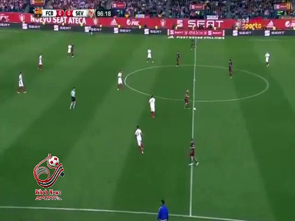 هدف برشلونة الاول ( برشلونة 1-0 إشبيلية ) كأس ملك إسبانيا