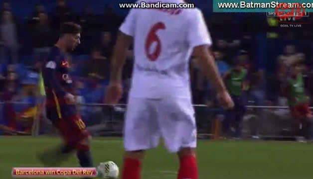 Barcelona Champions Goal Alba & Neymar Barcelona 2 - 0 Sevilla