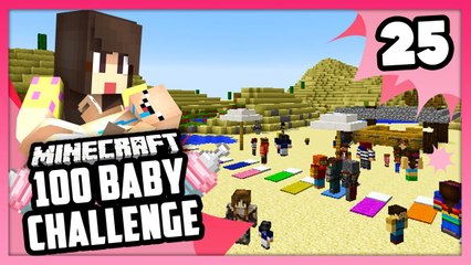 HUGE FAMILY VACATION! - Minecraft: 100 Baby Challenge - EP 25