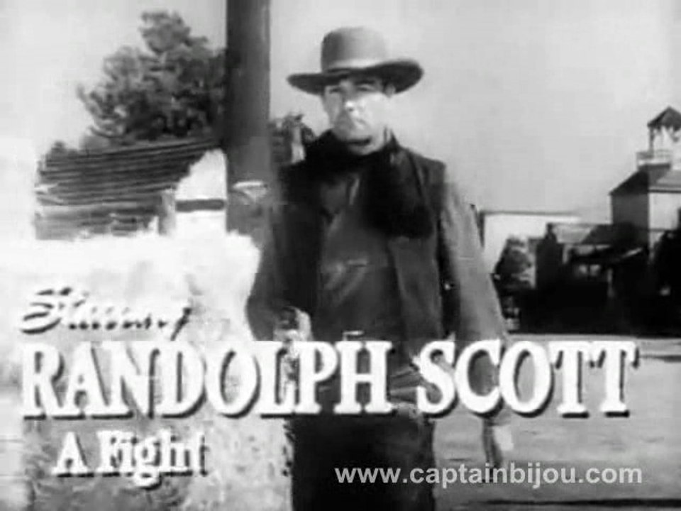 1946 BADMAN'S TERRITORY TRAILER - RANDOLPH SCOTT