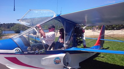 Vol d’initiation Hydravion pour Savannah avec Roland à Biscarrosse lors du Spash-in 2016