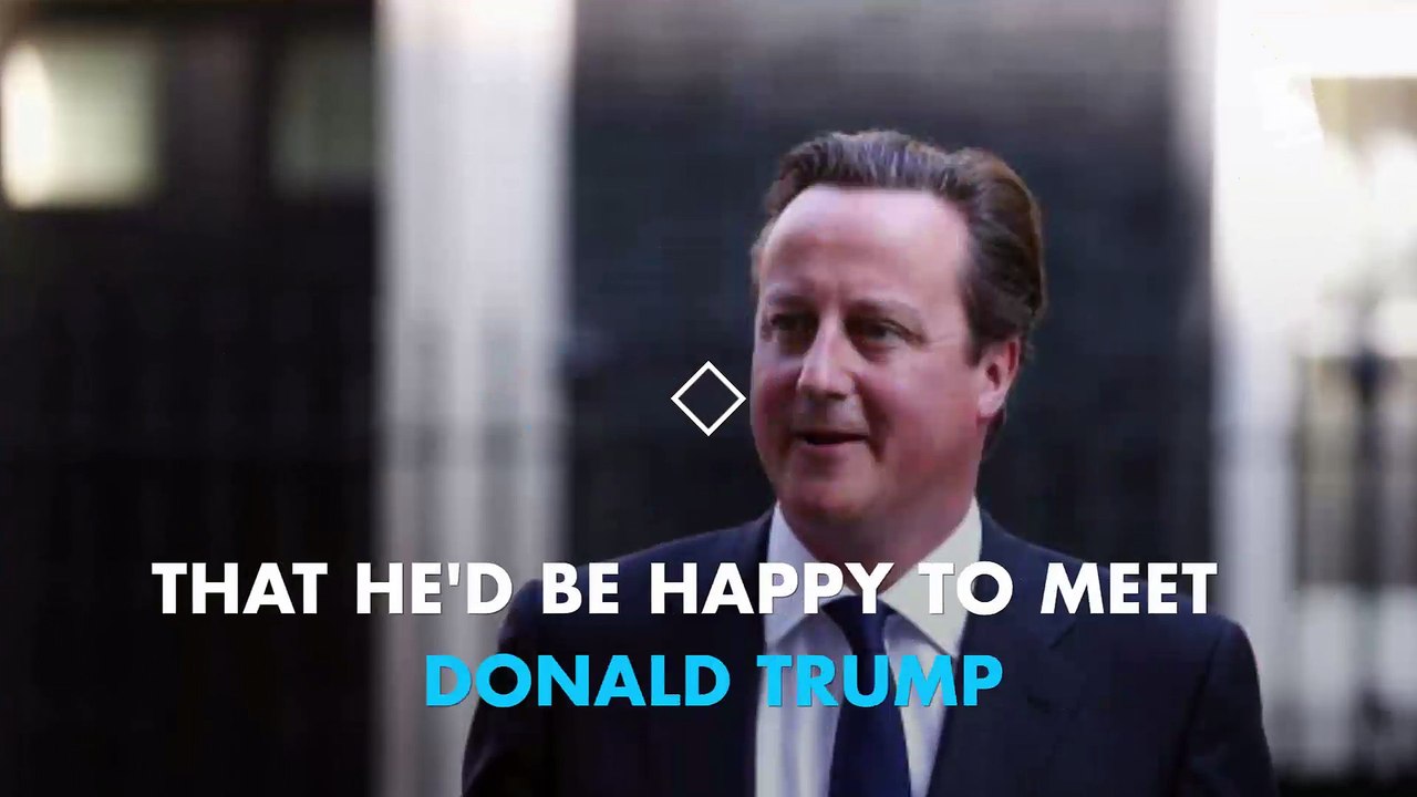 Cameron: Trump's remarks on Muslims are wrong and divisive