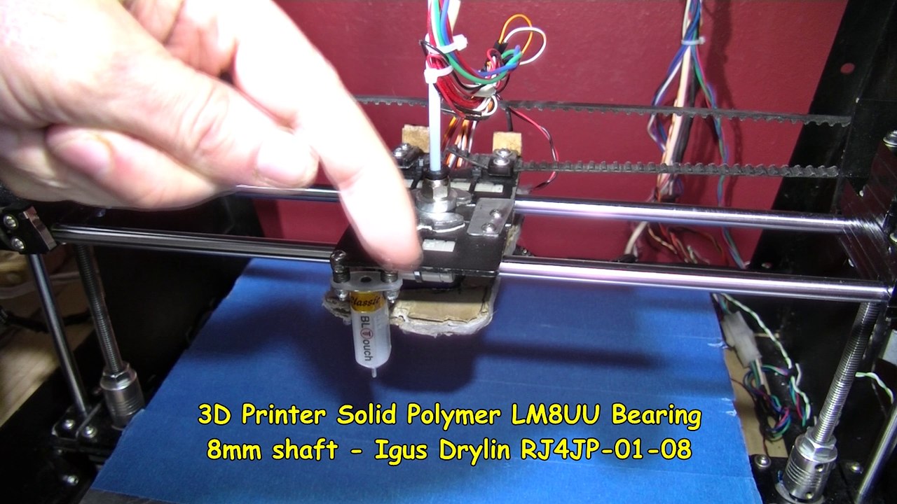 3D Printer Solid Polymer LM8UU Bearing FAIL