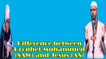 Difference between Prophet Muhammed (SAW) and Jesus (A.S) –Ask Dr Zakir Naik