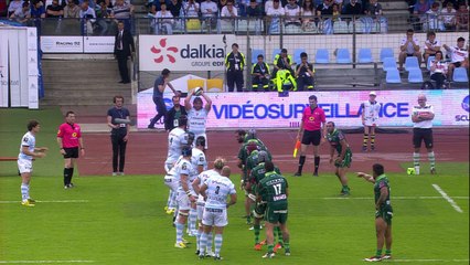 TOP 14 – Racing 92 - Pau : 43-13 Essai Joe ROKOCOKO (RAC) – J24 – Saison 2015-2016
