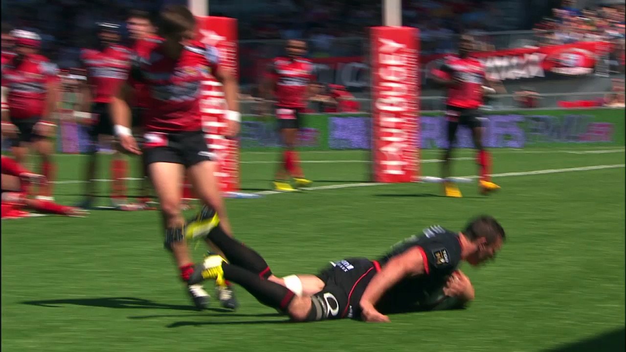 TOP 14 – Oyonnax - Toulouse : 17-25 Essai Louis PICAMOLES (TLS) – J24 – Saison 2015-2016