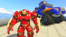 McQueen et Mack Truck Hulkbuster and Blue Grit Disney voitures Chansons enfantines Comptines