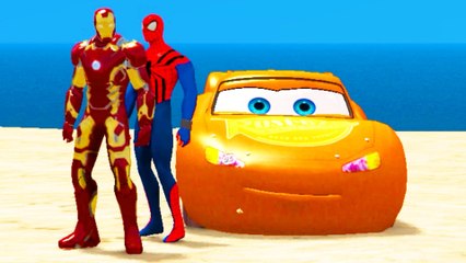 Spiderman et Superman Superheroes personnalisés orange McQueen w / enfants Comptine avec Action