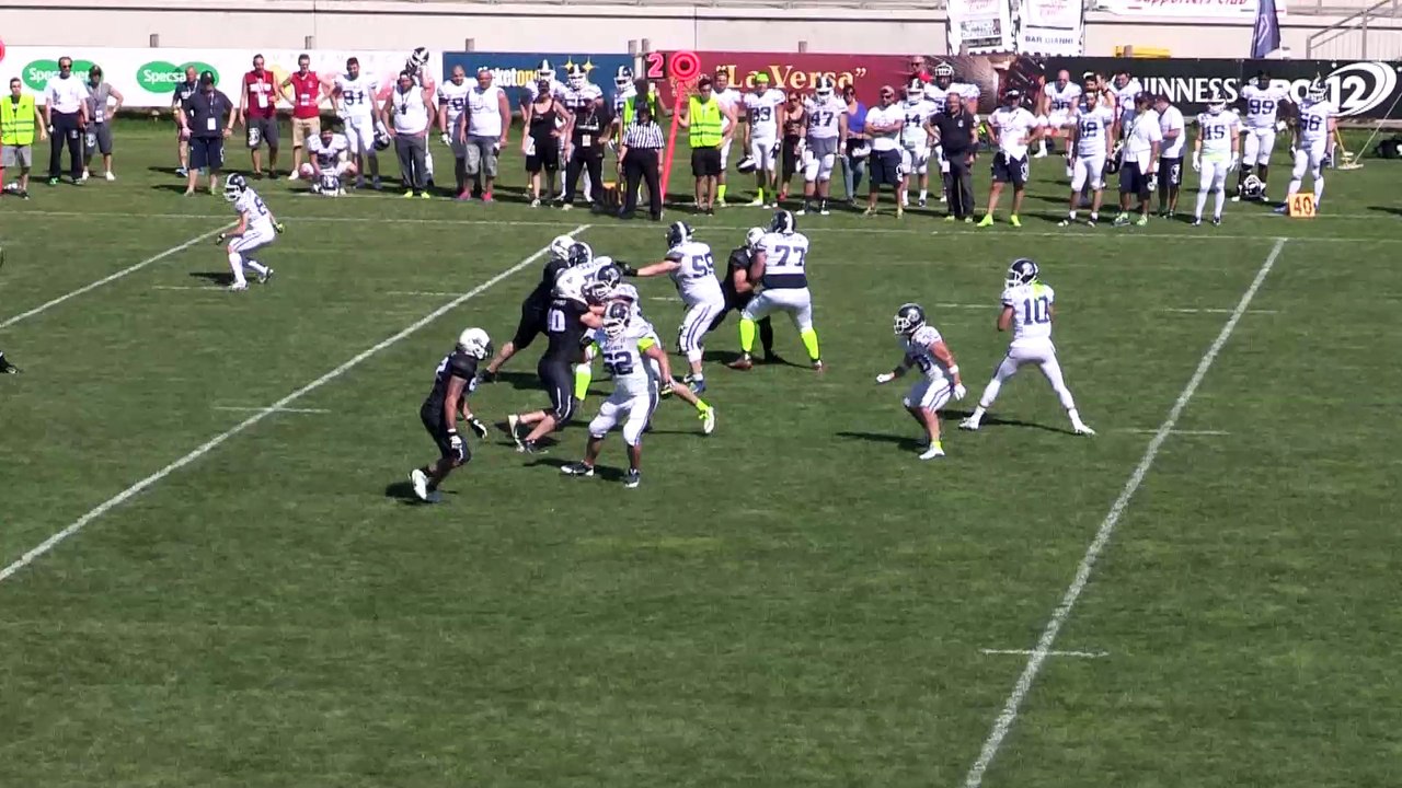 IFL 2016: Panthers Parma - Seamen Milano 2-7, gli highlights