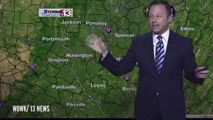 El susto que se dio este presentador del tiempo con esta tarantula