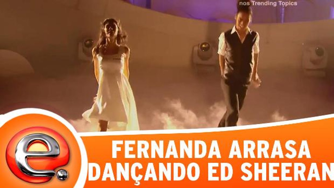 Fernanda Concon emociona dançando Ed Sheeran