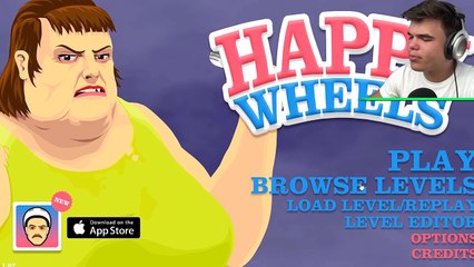 DODGE THE HARPOONS AT 100MPH! (HAPPY WHEELS #103)