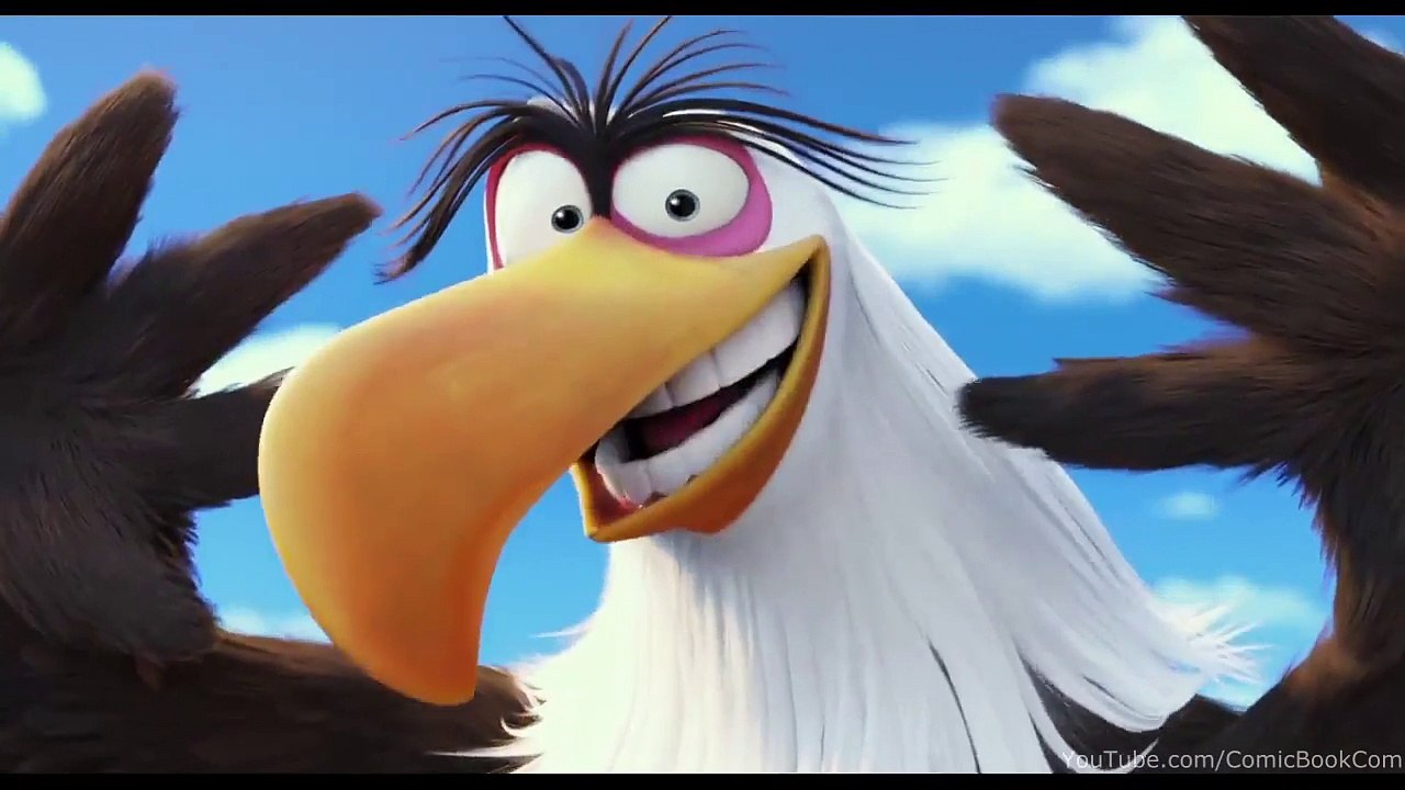 The Angry Birds Movie Promo Clip Meet The Mighty Eagle 2016