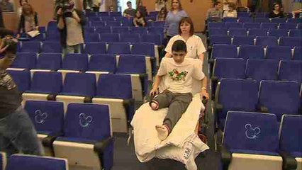 El niño sirio operado en Madrid recibe el alta