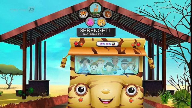 Wheels On The Bus Kenya Jungle Book Wildlife Safari Wild Animals and Animal Sounds ChuChu TV