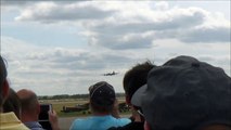B 17 G Sally B and P 51D Mustang at Flying Legends 11th July 2015