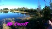 Florida Retention Pond Bass Fishing-Close Walk/Fence Jump Pond