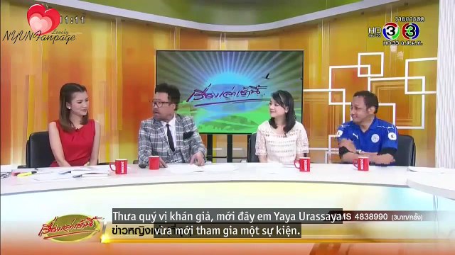 [vietsub] Yaya lỡ miệng gọi Nadech là 'tee rak' - RLCN 09.05.16