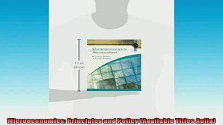 Free PDF Downlaod  Microeconomics Principles and Policy Available Titles Aplia  FREE BOOOK ONLINE