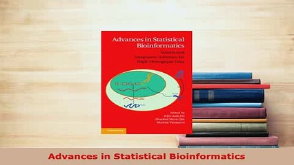 PDF  Advances in Statistical Bioinformatics Free Books