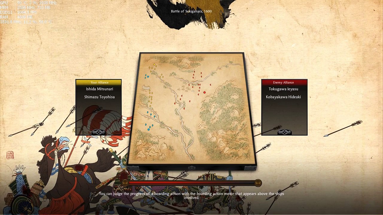 Gtx 980m TOTAL WAR SHOGUN 2 Benchmark High Graphics DX11 ASUS G751JY 1080p