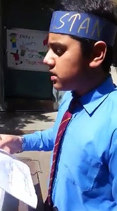 Speech by Abdulah Abu baker Khan on Pakistan Day....