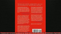 READ book  Financial Crises Liquidity and the International Monetary System  DOWNLOAD ONLINE