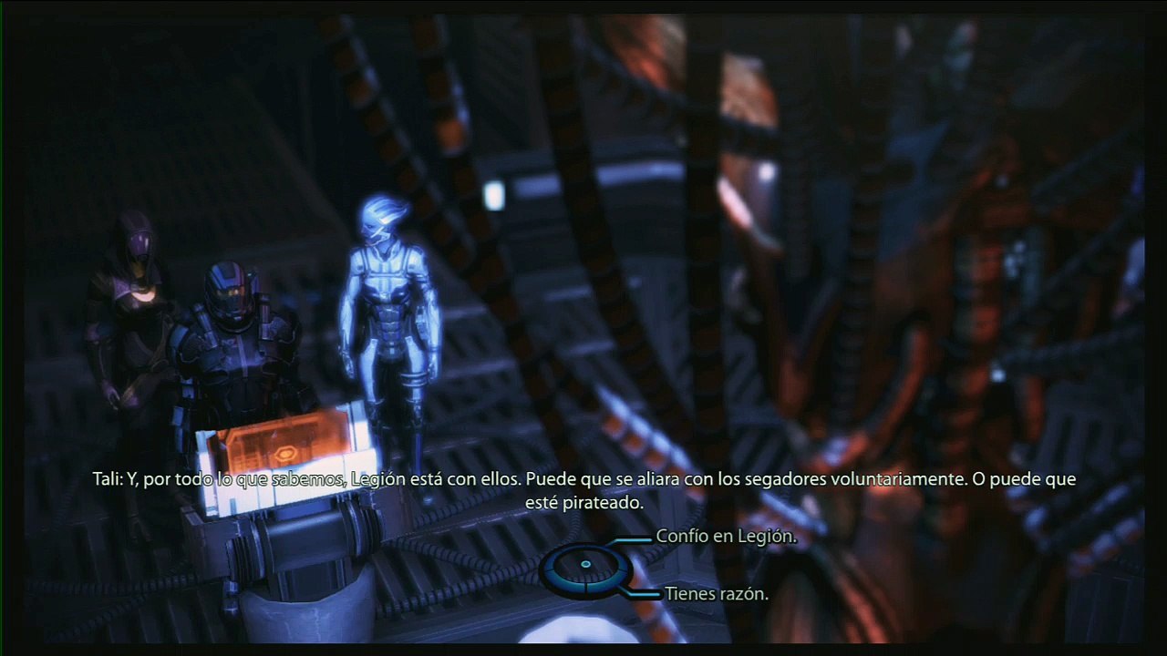 Mass Effect 3 Wii U, Historia 35, El reencuentro con Legion y escapando en la nave Geth