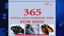 DOWNLOAD FREE Ebooks  365 Style and Fashion Tips for Men Full Ebook Online Free