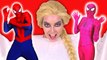 Frozen Elsa Ghost Prank! w_ Spiderman & Pink Spidergirl Kidnapped, Anna, Maleficent & Surprise Eggs (1080p_30fps_H264-128kbit_AAC)