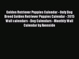 Read Golden Retriever Puppies Calendar - Only Dog Breed Golden Retriever Puppies Calendar -