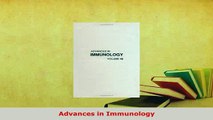 Read  Advances in Immunology Ebook Free