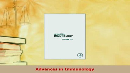 Read  Advances in Immunology Ebook Free