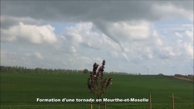 Formation d'une tornade en Meurthe-et-Moselle