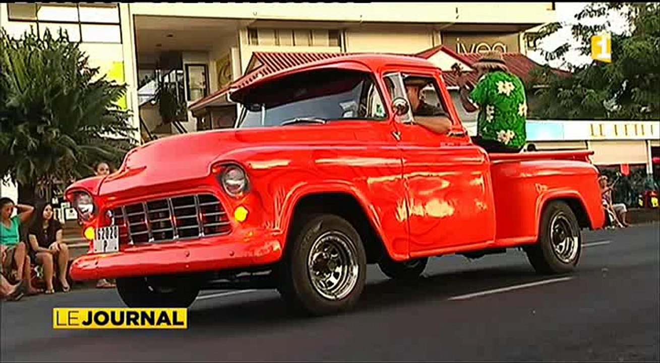 un défilé de voitures anciennes pour clore le festival Tahiti autrefois